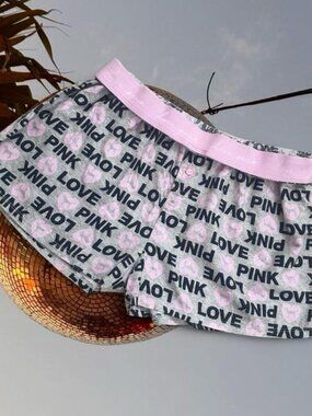 Victorias Secret PINK foldover waistband mini low rise boy shorts ⭐️ LOVE PINK